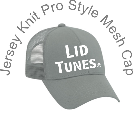 Lid Tunes Jersey Knit Pro Style Mesh Cap